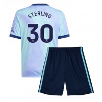 Arsenal Raheem Sterling #30 Tredje trøje Børn 2024-25 Kortærmet (+ Korte bukser)